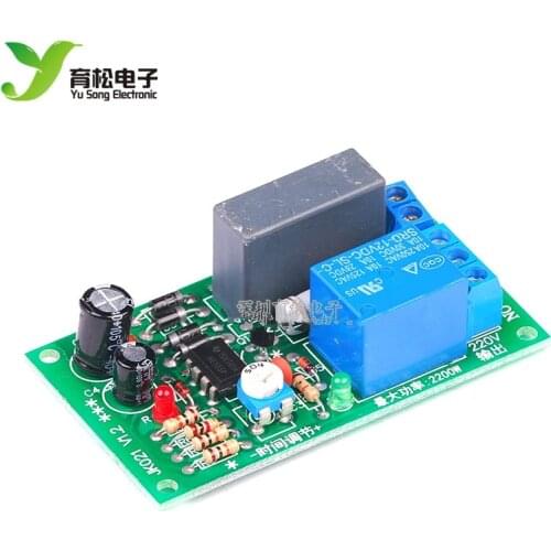 220V relay board, power on, delay off, circuit module, corridor switch, stair light D1B5