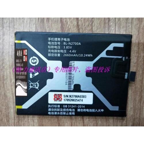 2660mAh BL-N2700A Replacement Battery for GIONEE F109 F109N F109NL F109L Rechargeable Bateria with repair tools