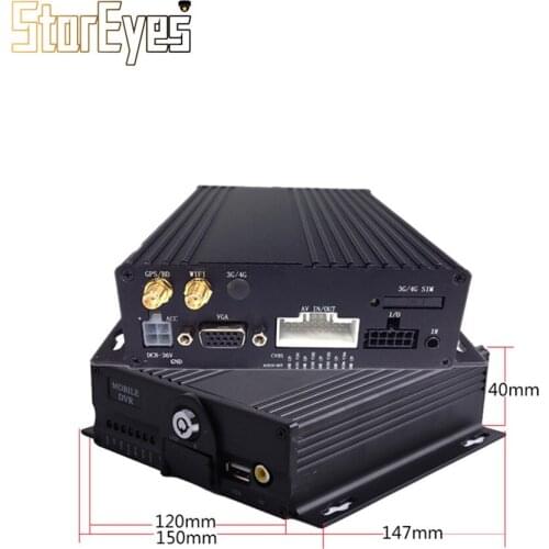 4Channels AHD 1080P School Bus Taxi Trailer Truck Vehicle Car Mobile DVR with GPS WIFI