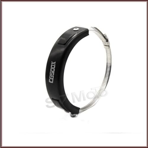 For HONDA CB500X Motorcycle Accessories Universal Silencer/Round Oval Exhaust Protector Can Cover Fit Scope 100MM-140MM Logo