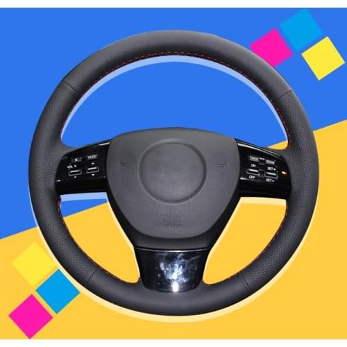 Auto Braid On The Steering Wheel Cover for Mazda 8 2015 Mazda 6 2010 Gh DIY Car Braiding Covers Interior Accessories Car-styling