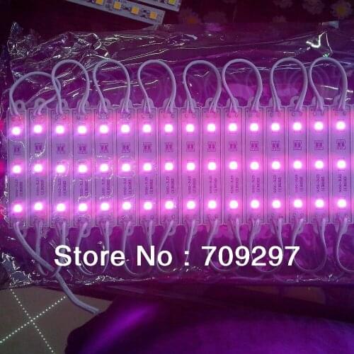 Free DHL/FEDEX/EMS, 1000pcs/lot, pink color DC 12V IP68 waterproof SMD 5050 LED Module
