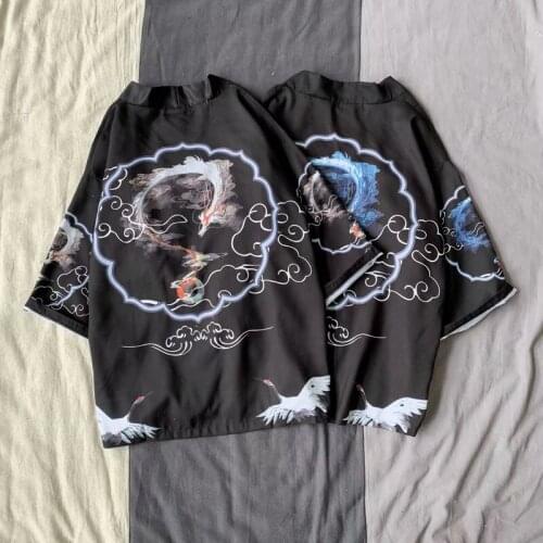 BXyichen original spring and summer Chinese style robe retro thin cardigan seven-point sleeve shirt jacket sun protection tide