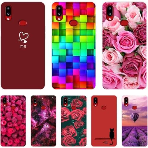 Case For Samsung A10S Case Soft Silicon Back Cover Phone Case For Samsung Galaxy A10S GalaxyA10S A 10S A107F Flower cat