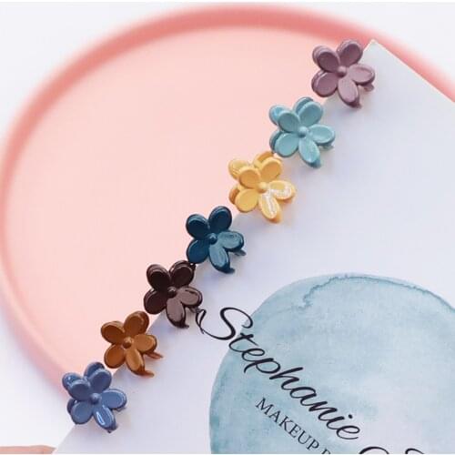 40 Pcs/Bag Cute Girls Women Colorful Mini Flower Baby Hair Claws Children Hairpins Hair Clips Kid Hair Accessories Set