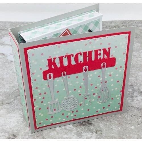 KSCRAFT Recipe Metal Cutting Dies Stencils for DIY Scrapbooking/photo album Decorative Embossing DIY Cards