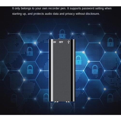 Mini Audio Recorder Voice Activated Listening Device Digital Voice Recorder 8GB