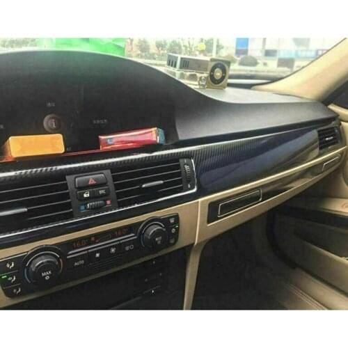 Carbon fiber Panel frame sticker For BMW 3 Series E90 2005-2012 Car Trim Gear shift Decal