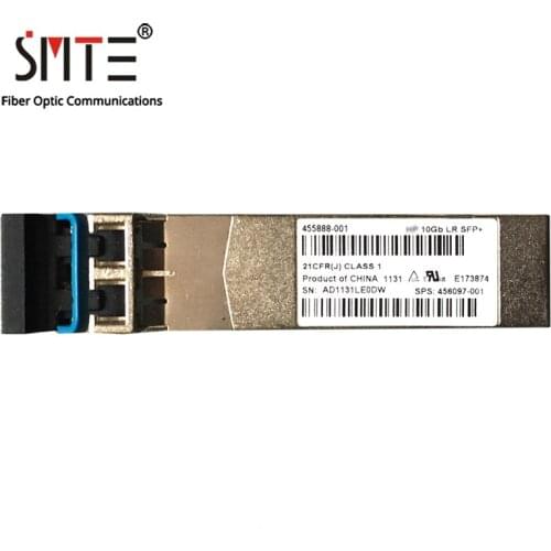 NEW Original 455886-B21 LR SM 455888-001 10G 10km 1310nm SR SFP+ Long Wave Fiber Optical Transceiver BladeSystem
