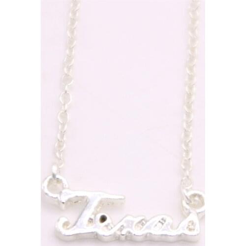 New style state name Pendant necklace Letter Pendant necklace designed for women and