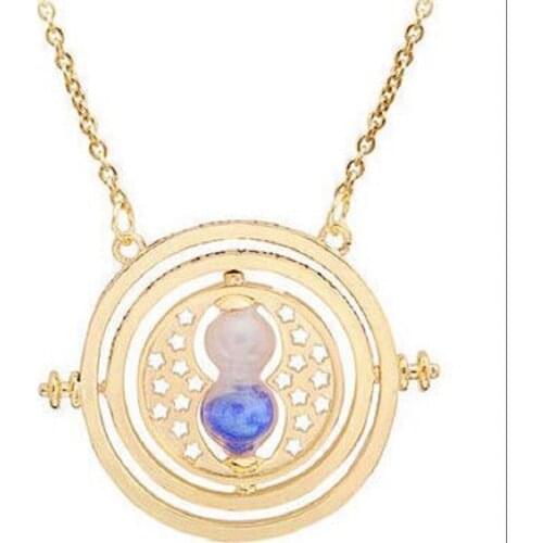 Time Turner necklace ,Time converter hourglass Necklace sweater chain