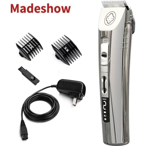 Madeshow All metal professional Hair clippers, Hair Timmer For Men, Barbershop, Special Razor, Rechargeable Haircutting Mach