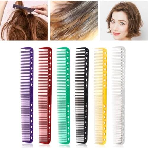 1PC Professional Flattop Hair Cutting Comb Carbon Anti-static Hairdressing Brush Scalp Massage Hair Salon Styling Tool Accessory