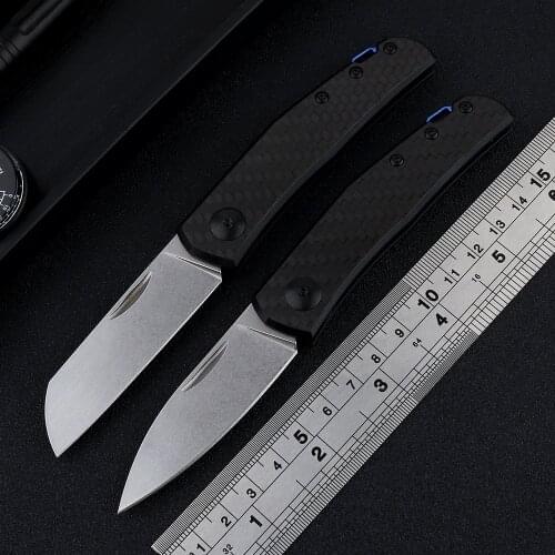 ZT 0230 0235 folding knife 20CV blade carbon fiber handle survival EDC camping hunting outdoor fishing kitchen fruit tool knife