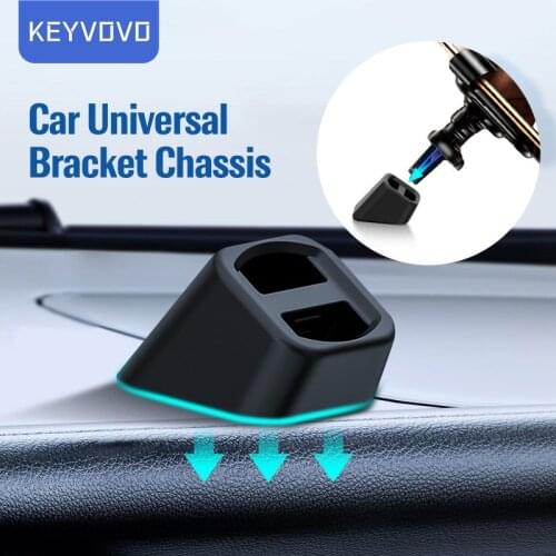 Universal Wireless Car Charger Stand Base Dashboard Mount Car Mobile Phone Holder Bracket Air Outlet Clip GPS Cradle Accessories