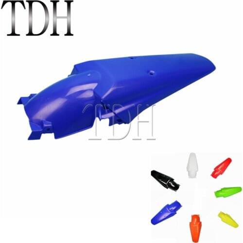 Universal Supermoto Rear Fender Off Road Dirt Bike Motorcycle Blue Tail Mudguard Cover For Yamaha WR XR XT TTR 250 450