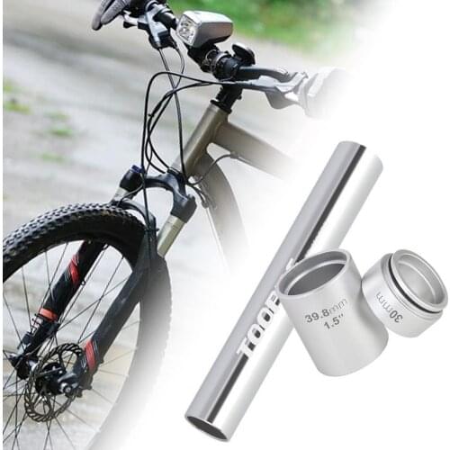 1 set of bicycle front fork headset CNC process silver high hardness plating front fork locator Bicycle crown insertion tool