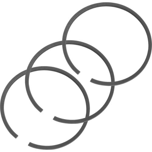 Spare Part 65mm Outside Diameter Black Metal Piston Rings Set 3 in 1