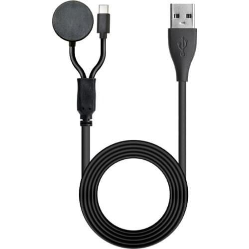 2 in 1 Charger Overload Protection Charging Cable USB for Watch Active watch3