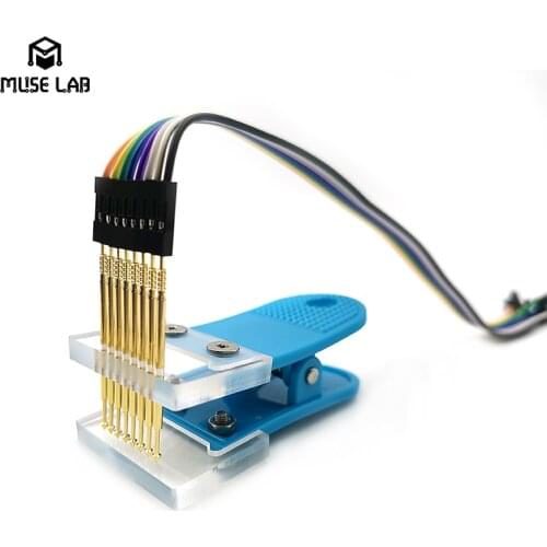 2.54mm Probe Clip Probe Tool Programming Download Burning PCB debugging Inspection Fixture Tool 4-8Pin