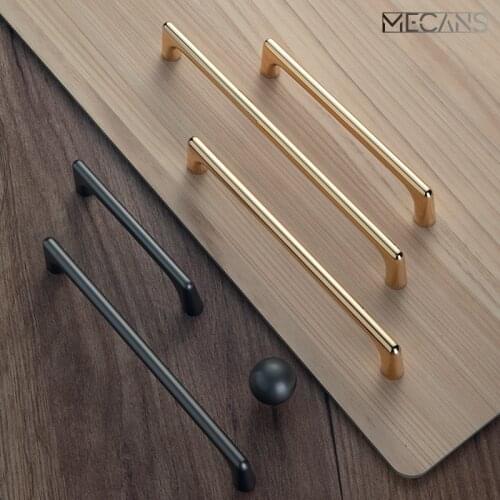 Tona Drawer Golden Pulls Modern minimalist wardrobe handle cabinet Knob cupboard handle Nordic luxury black Knobs