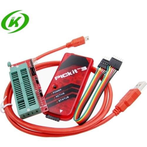 1set PICKIT3 Programmer + PIC ICD2 PICKit 2 PICKIT 3 Programming Adapter Universal Programmer Seat