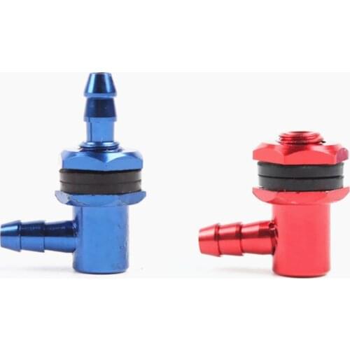 Fixed-Wing Drone Tank Accessories Fuel Nozzle CNC L-Type Anodized Aluminum Long / Short Nozzle For Rc Drone Fuel Tank