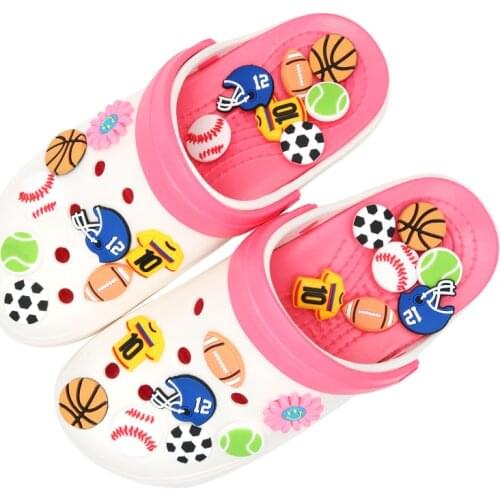 Shoe Accessories Hole Shoes Single Sale 1pcs Shoe Croc Jibz Buckle for Kids Party Xmas Gifts Accessories for Croc Jibz Kids