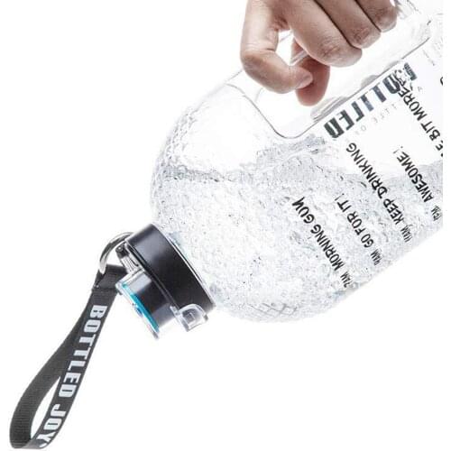 1 Gallon BPA FREE Water Bottle Wide Mouth Fast Flow Water Jug for