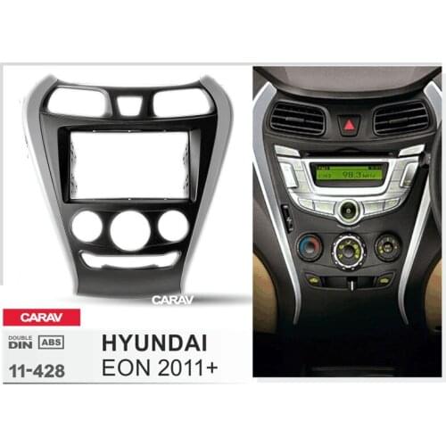 CARAV 11-428 Top Quality Radio Fascia for HYUNDAI EON 2011+ Stereo Fascia Dash CD Trim Installation Kit