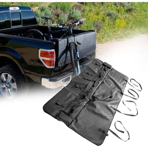 Black 61" Truck Tailgate Pad 5 Bikes Shuttle Pad Proctector For Ford F-150 F-250 F-350 for GMC Sierra for Toyota Tundra