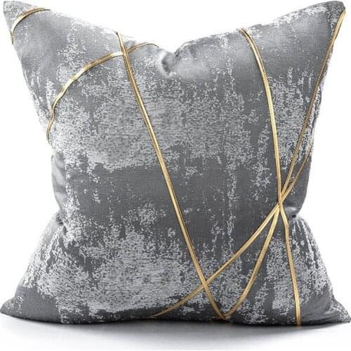 Decorative Pillow Modern Leather Home Decor Cushion Cover For Sofa Car Cushions Pillow Case