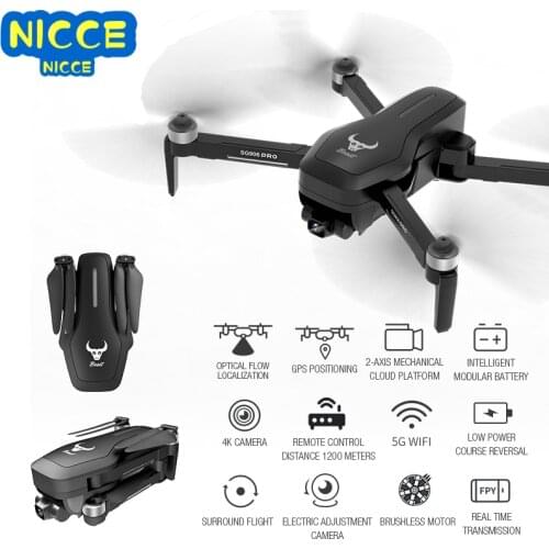 SG906 PRO GPS Drone With 2-axis Anti-shake Self-stabilizing Gimbal WiFi FPV 4K Camera Brushless Drone Quadcopter VS F11 ZEN K1