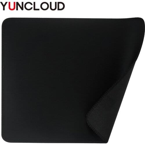 YUNCLOUD Gaming Mouse Pads 24*20*0.m Antislip Speed/Control Locking Edge Black Mouse Mat pad mouse Rug Laptop PC Computer