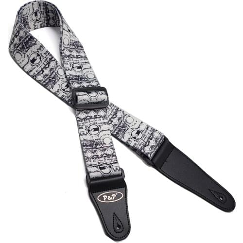 Bubble Combination Pattern Guitar Strap Electric Guitar Acoustic Guitar Folk Guitar Bass Strap