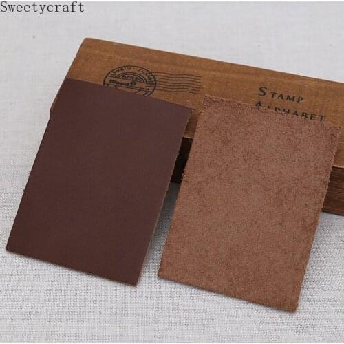 Handmade DIY South Korean leather material, small piece of leather Fabric, leather label, bag diy top layer of leather material