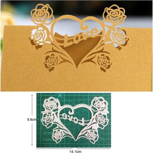 Metal Cutting Dies die cut Flower Heart Frame Decoration DIY Scrapbooking dies Paper Craft Knife Mould Blade Punch Stencils dies
