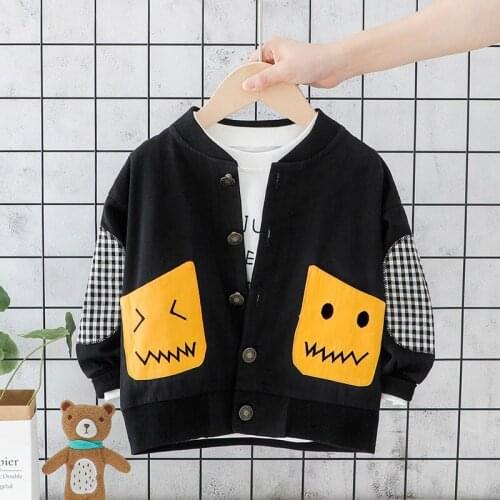 Boy Coat Spring and Autumn Childrens Clothing New Style Casual Girl Jackets Girls Outerwear Coats 1-6 Years Old