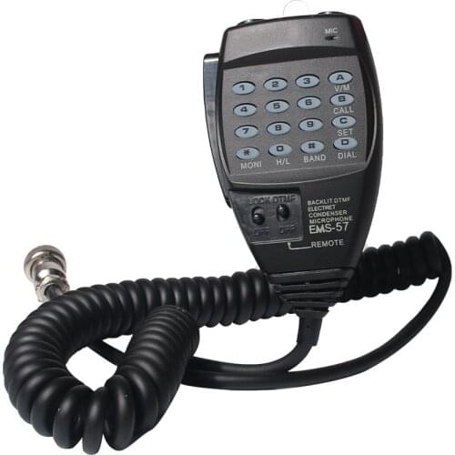 Alinco Microphone EMS-57 8pin DTMF Mic Handheld Speaker for DX-SR8T DX-SR8E DX-70T DX-77T DR-135 DR-135T DR-135E DR-235 Radios