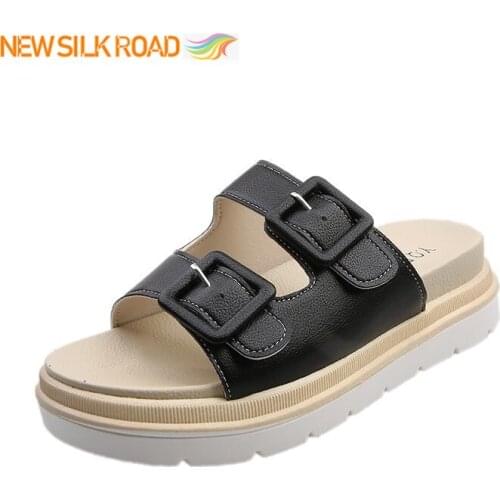 Casual Women Soft Sole Sandal Slippers Summer Fashion Shoes Beach Platform Non Slip Buckle Zapatos Deportivos Para Mujer Ladies