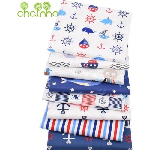 Printed Twill Cotton Fabric,Saclin Style,Patchwork Clothes For DIY Sewing Quilting Baby & Childrens Bedclothes Material