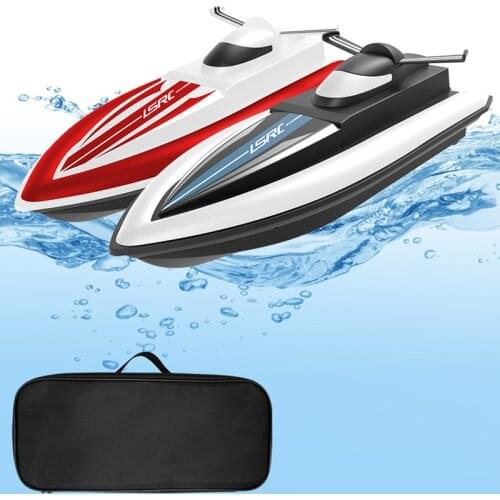 RC High Speed Racing Boat 2.4G LSRC-B8 Waterproof Rechargeable Model Electric Radio Remote Control Speedboat Gifts Toys for boys