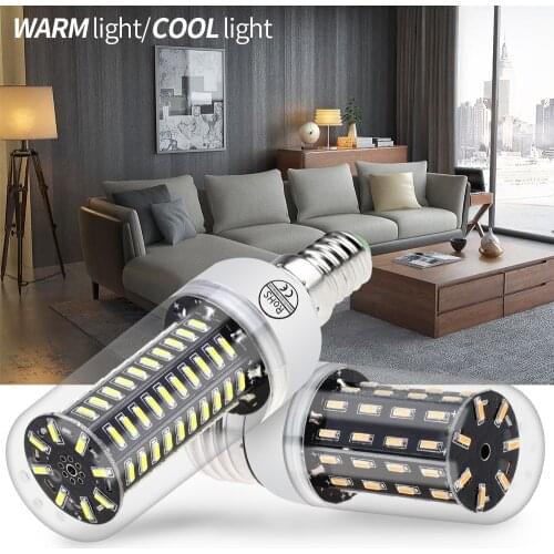 WENNI Corn Light 3W 5W 7W 9W Lampada E14 LED Lamp E27 LED Bulb 220V Bombillas 38 55 78 88LED Candle Light Bulb For Home SMD 4014