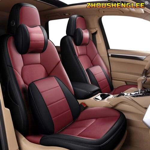 ZHOUSHENGLEE Custom Leather car seat covers For CHANGAN CS35 CS75 CS15 CS95 CS55 Benben EV MINI LOVE Yuexiang V3 V5 V7 CX20 cove