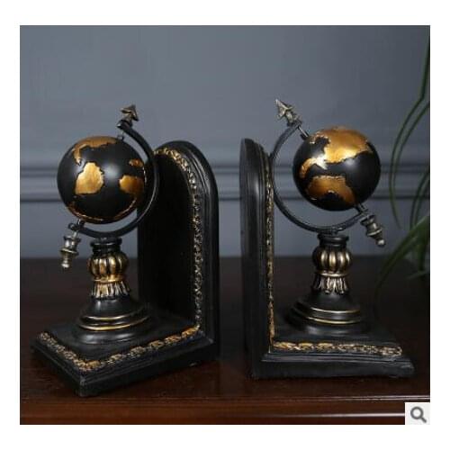 1 pair of American country restores ancient ways originality book office to place Home study desktop model book by folder