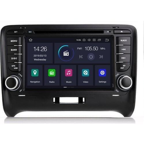 2 Din 7" Android 10 Octa Core GPS Navigation Radio Car DVD Player for Audi TT MK2 8J 2006 2007 2008 2009 2010 2011 2012