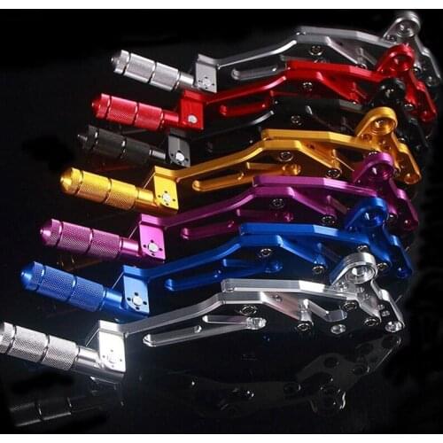 2pcs/set Aluminum Alloy Motorcycle Foot Pegs Brake Shift Pedals for M3 M5 M6 E7CA