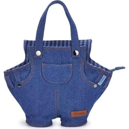 2018 Well-known Designer Brand New Denim Personality Simple Ladies Handbag Trend Art Small Fresh Shoulder Bag for Women bolsa
