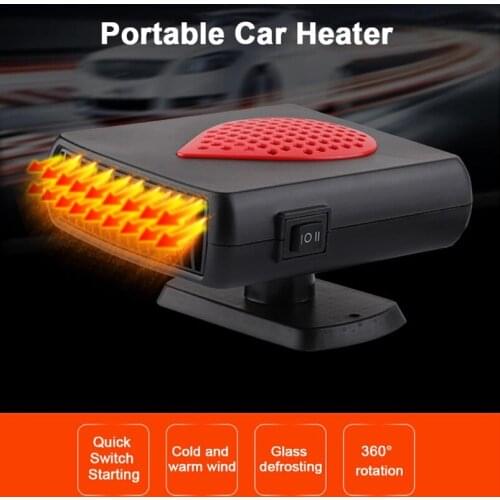 3in1 Car Heater Handy Defroster Cooling Demister Refreshing Air RV Fan Heater RV Accessories for Car Trailer Truck Bus Van