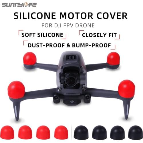 4Pcs/Set Motor Protectors Silicone Motor Protective Cover Guard Caps for DJI FPV Drone